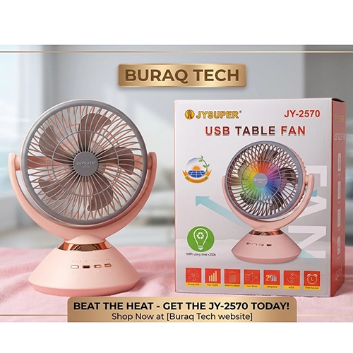 JY-Supper 2570 Rechargeable Fan
