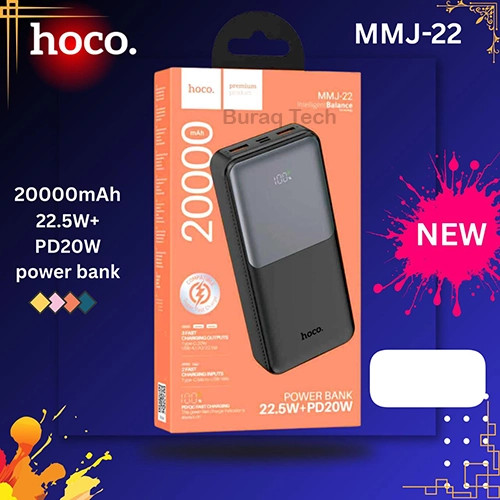 HOCO MMJ-22 20000mAh 22.5W + PD20W Fast Charging Power Bank