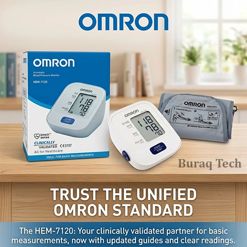 Omron HEM-7120 Automatic Blood Pressure Monitor – Clinically Validated BP Machine