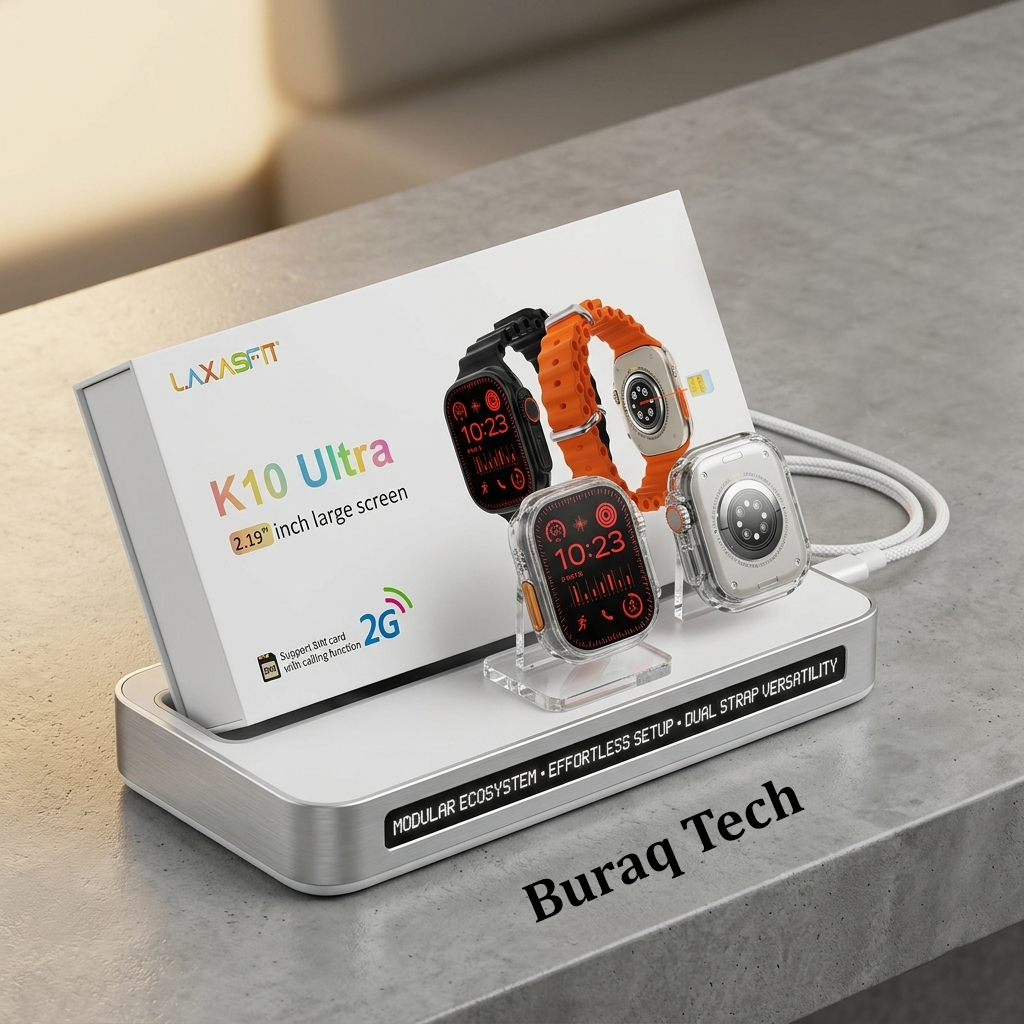 K10 Ultra Smart Watch with SIM Support & 2.19” HD Display