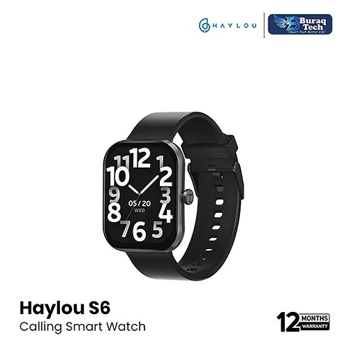 HAYLOU Watch S6 BT Calling Smart Watch – 2.01" HD Display | Bluetooth Calling | 150+ Sports Modes