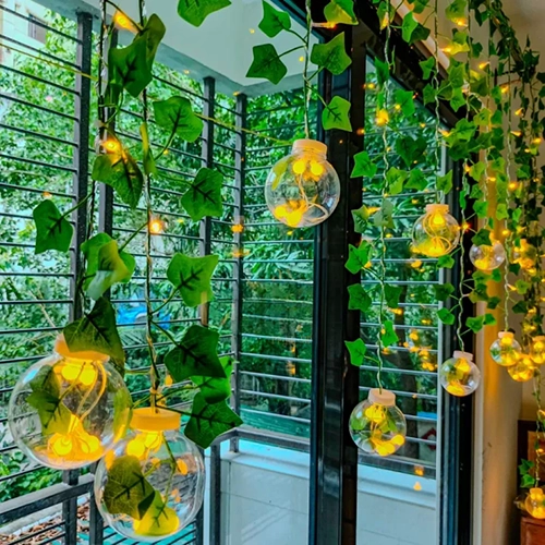 ✨ Decorative Wish Ball Leaf Fairy String Light